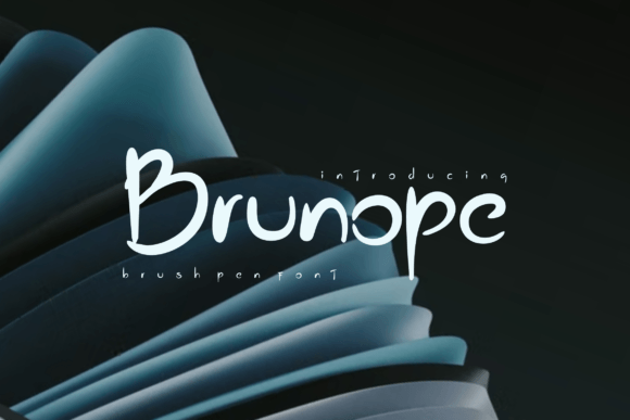 Brunope Script & Handwritten Font By ponuppo