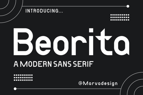 Beorita Sans Serif Font By Marvadesign