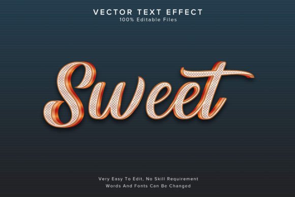 Editable 3d Sweet Text Effect Template Afbeelding Afbeeldingen Sjablonen Door Harry_de