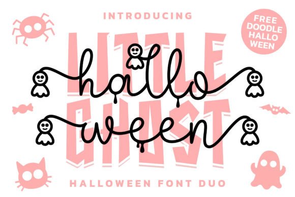 Halloween Ghost Duo Script & Handwritten Font By Hoperative Design