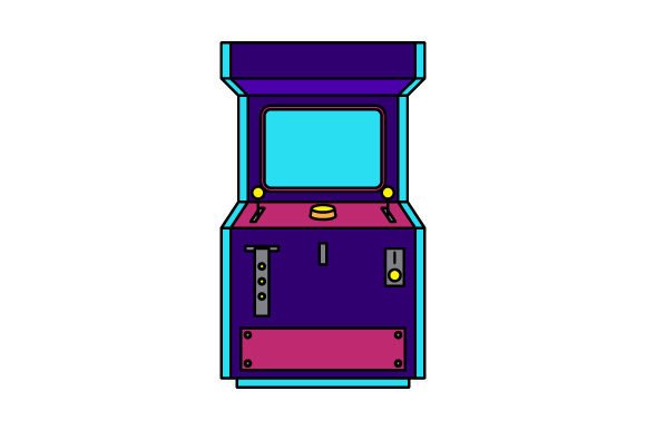 Arcade Machine Video Games Craft Cut File By Creative Fabrica Crafts