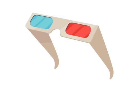 Cinema Element. 3D Glasses, Clapperboard Graphic Illustrations By pch.vector