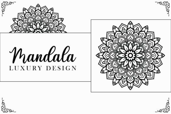 Mandala Illustration Pages et livres de coloriage Par GraphicMind