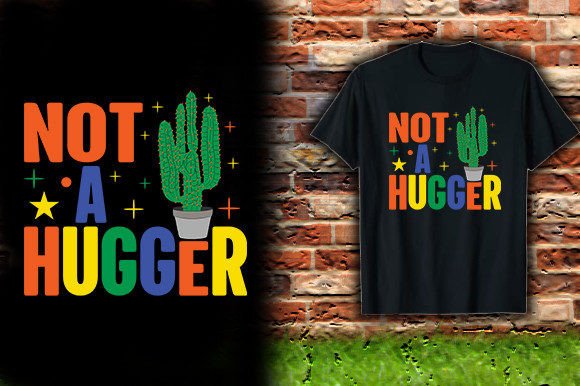 NOT-a-HUGGER-T-SHIRT-DESIGN Illustration Designs de T-shirts Par bnbarai20