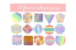 Paper Shapes Rainbow Colorful Frame Png Gráfico Planos de Fundo Por 988 studio Jay