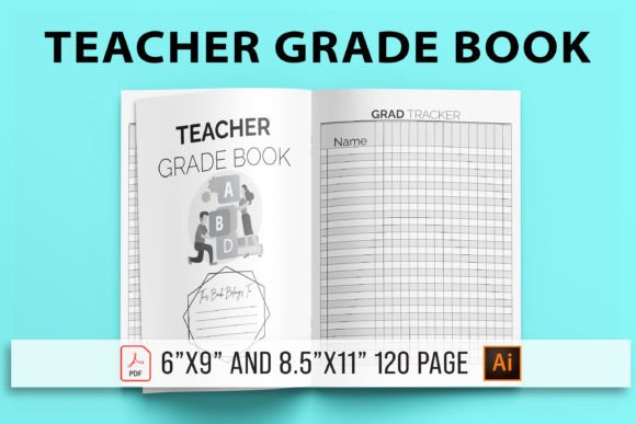Teacher Grade Book - KDP Interior Graphic KDP Interiors By GN Shop