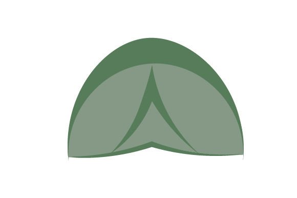 Camping Tent Logo Acampar Archivo de Corte de Manualidades Por Creative Fabrica Crafts