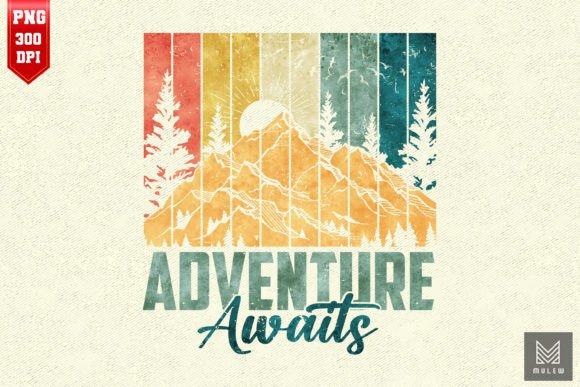 Adventure Awaits for Hiking Lover Gráfico Manualidades Por Mulew