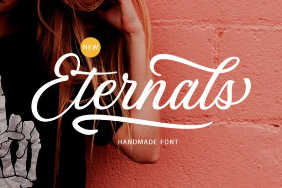 Eternals Script & Handwritten Font By Skinny type