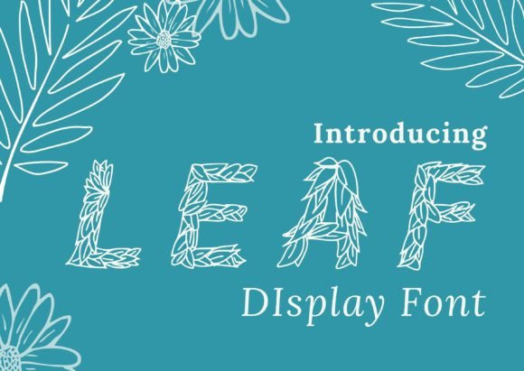Leaf Decorative Font By Simple Font
