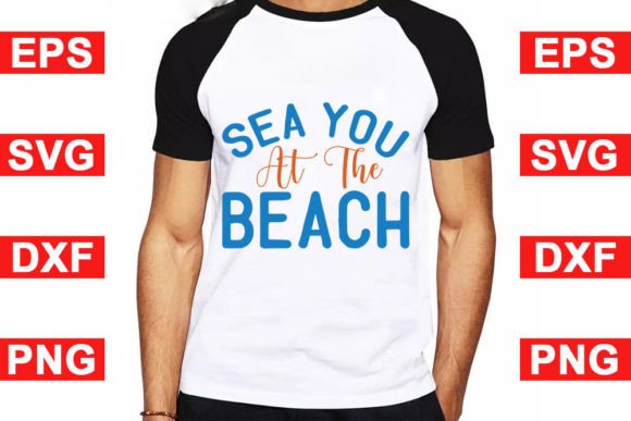 Sea You at the Beach Graphic T-shirt Designs By Creative Ferdous