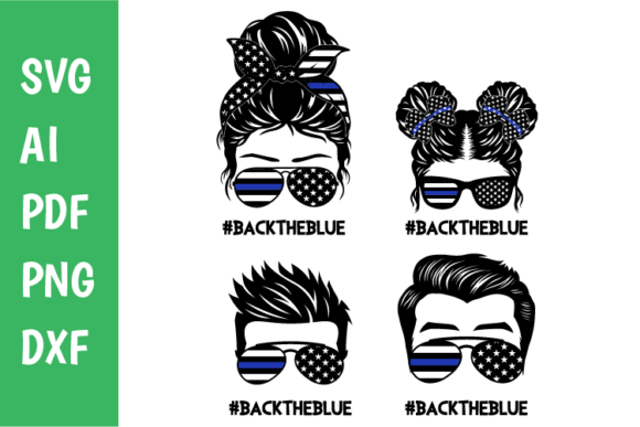 Back the Blue Family Life Svg Graphic Crafts By classygraphic