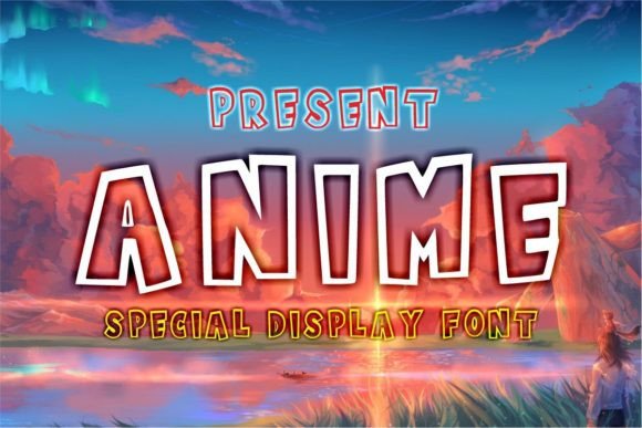 Anime Display Font By Im.design.art