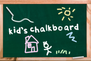 Kids Chalkboard Script Fonts Font Door CreativSupply 1