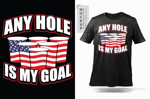 Any Hole is My Goal Gráfico Diseños de Camisetas Por adibrahman_bd