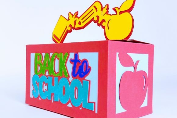 Back to School Candy Box Kids 3D SVG Craft By Creative Fabrica Crafts