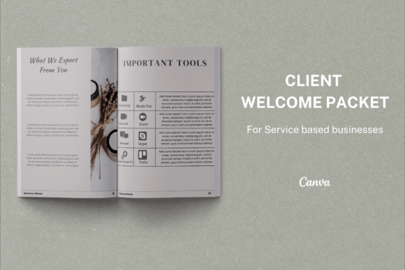 Client Welcome Packet Graphic Graphic Templates By Islam Mohamed