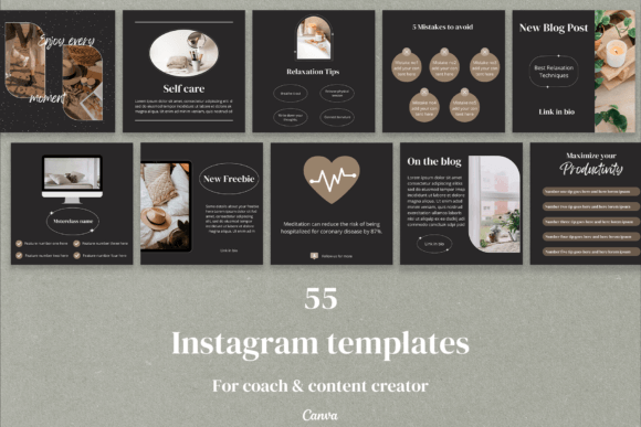 Instagram Post Templates Canva Graphic Graphic Templates By Islam Mohamed