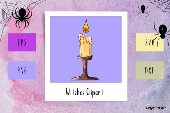 Halloween Candle Clipart SVG Graphic Crafts By SvgOcean