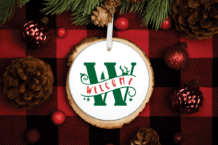 Merry Christmas Monogram Decorative Font By QueenCraft 8