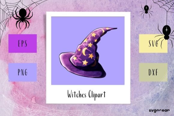 Witch Hat Clipart SVG Graphic Crafts By SvgOcean