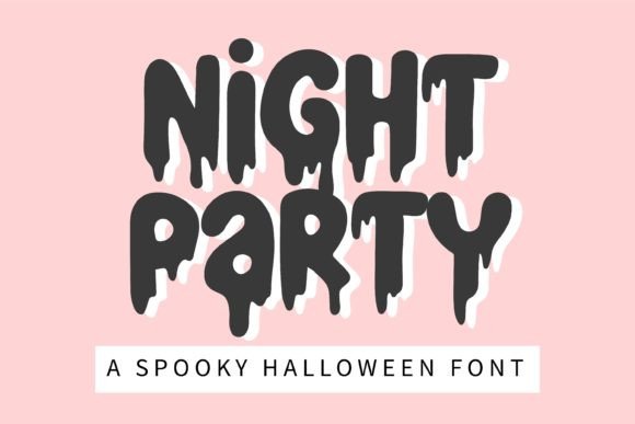 Night Party Display Font By BitongType