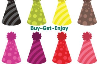 Party Hat Clipart Graphic Illustrations By Actual Pixel 2