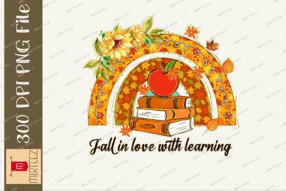 Fall in Love with Learning Teacher Graphic Crafts By Mirteez