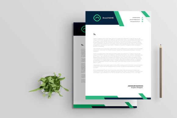 Letterhead Graphic Print Templates By Pixel Perfection