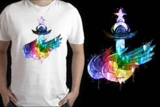 Watercolor Birds T- Shirt Design Set-1 Graphic T-shirt Designs By raqibul_graphics 9