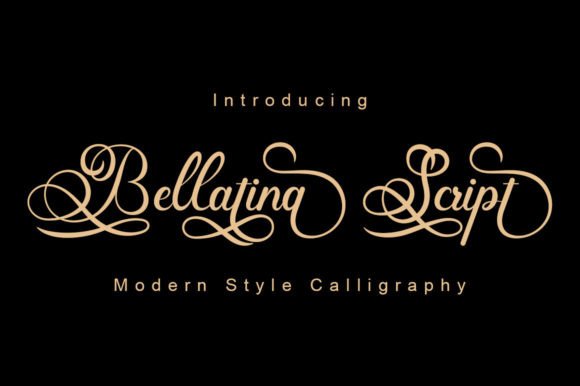 Bellatina Script Script & Handwritten Font By patahilah studio