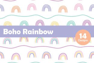 Boho Rainbow Graphic Patterns By sheconteng 2