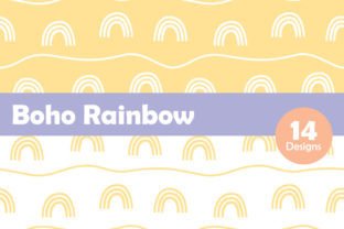 Boho Rainbow Graphic Patterns By sheconteng 8