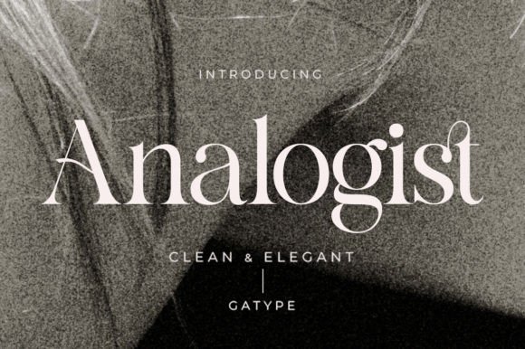 Analogist Serif Font By gatype