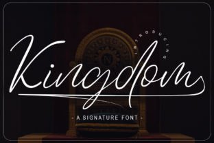 Kingdom Script & Handwritten Font By Tabriiz 1