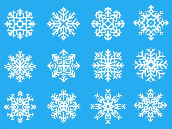 Snowflake Christmas Icon Illustration Graphic Illustrations By PurMoon