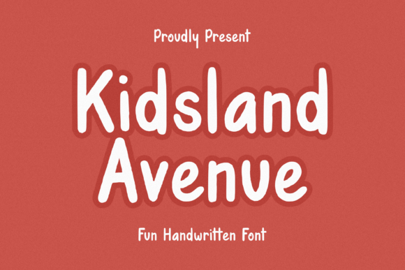 Kidsland Avenue Display Font By Essentials Studio