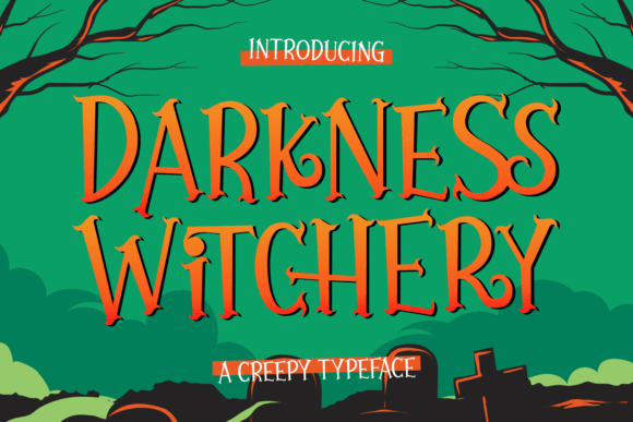 Darkness Witchery Display Font By Dani (7NTypes)