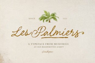Les Palmiers Script & Handwritten Font By saridezra 1