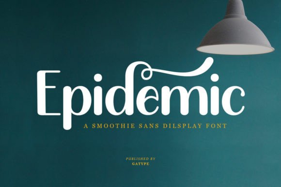 Epidemic Display Font By gatype