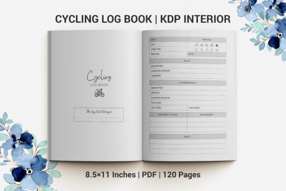 Cycling Log Book | KDP INTERIOR Grafik KDP-Interieurs Von H T-Hut