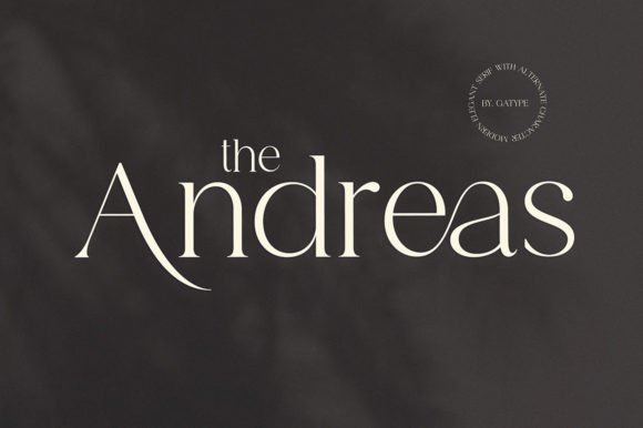 Andreas Serif Font By gatype