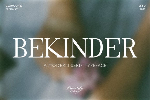 Bekinder Serif Font By gatype