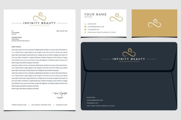 Infinity Beauty Logo Graphic Logos By Fransiska Sari