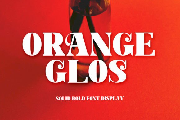 Orange Glos Serif Font By gatype