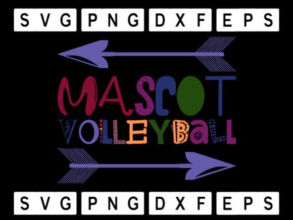 Mascot Volleyball SVG Graphic Crafts By alvinagould012