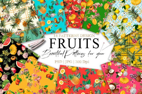 Fruits Pattern Graphic Patterns By luizdesigns