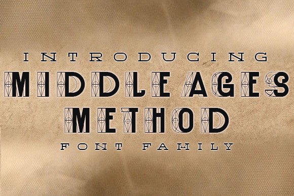 Middle Ages Method Decorative Font By vladimirnikolic