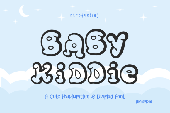 Baby Kiddie Display Font By ็Honeymons