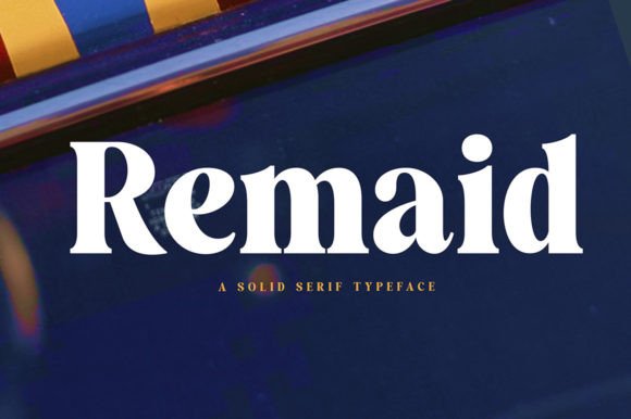 Remaid Serif Font By gatype